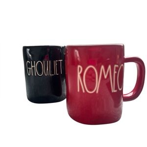 Rae Dunn Romeo & Ghouliet Mugs
